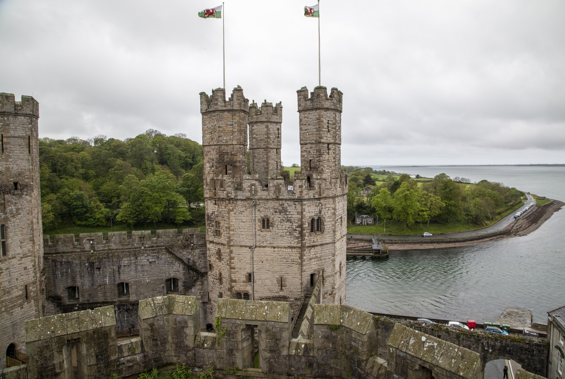 Caernarfon Castle, Caernarfon, Wales